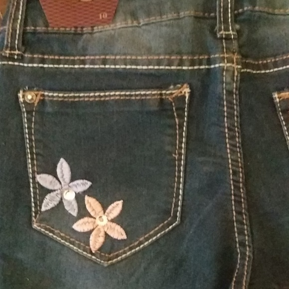 Vigoss Girls Jean Shorts Size 10 - Picture 6 of 6